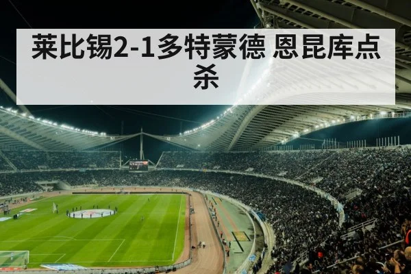 莱比锡2-1多特蒙德 恩昆库点杀